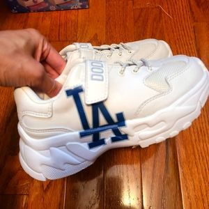 NNW MLB Korea Unisex Street Style Kids Girl Sneakers in Beige